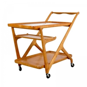 Cesare Lacca Tea Trolley Cart, 1950s