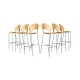 Trinidad Barstool by Nanna Ditzel for Fredericia Furniture, set of 6