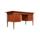 Danish Teak Desk by Gunnar Nielsen Tibergaard