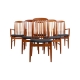Teak Dining Chairs by Benny Linden, set of 6