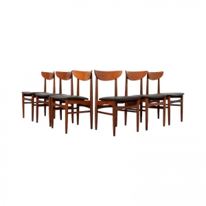 Danish Dining Chairs by Skovby Møbelfabrik in Teak, set of 6