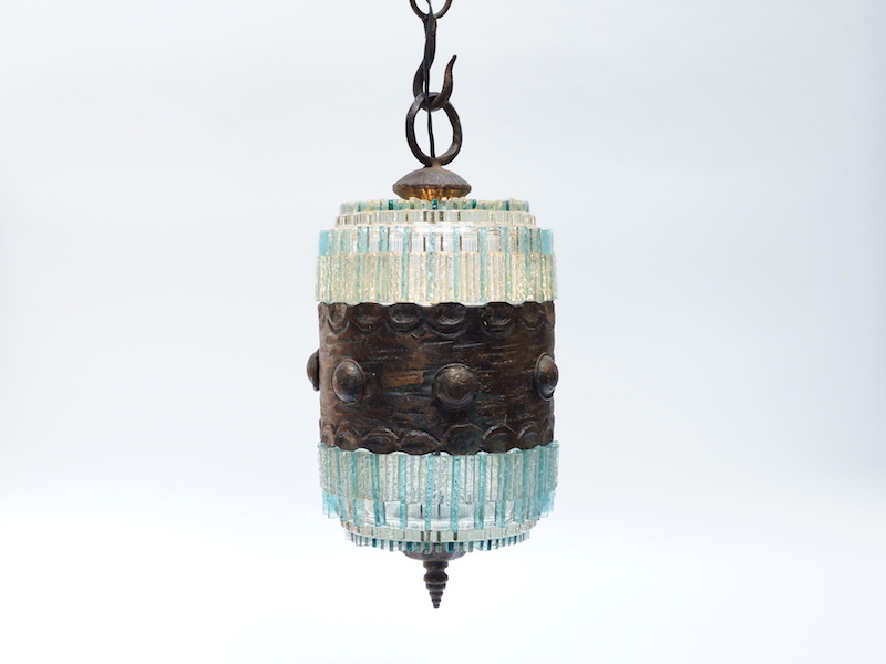 Italian Glass Pendant from Poliarte, 1970s