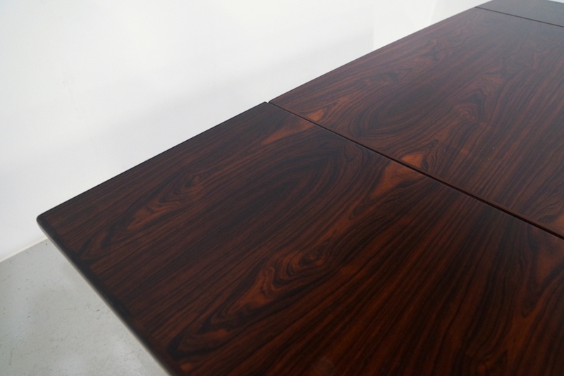 Extendable Danish Dining Table by Randers Møbelfabrik in Rosewood