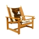 1970s Scanform Cowhide Lounge Chair