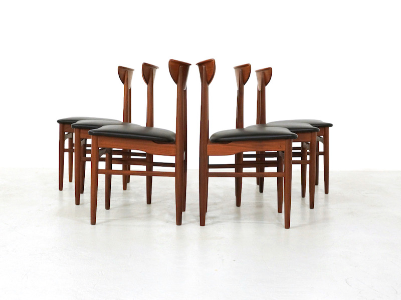 Danish Dining Chairs by Skovby Møbelfabrik in Teak, set of 6