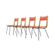 1950s Italian boomerang chairs by Carlo Ratti