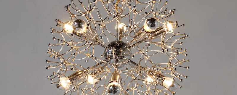 Italian Sputnik Chandelier by Gaetano Sciolari