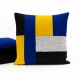 Color block cushion handmade by EllaOsix