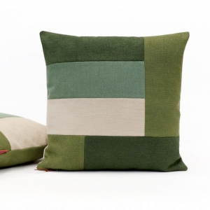 Decorative Color Block Pillow handmade by EllaOsix