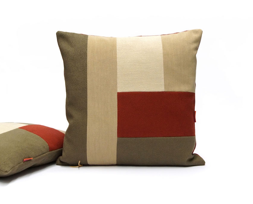 Modern Patchwork Cushion by EllaOsix