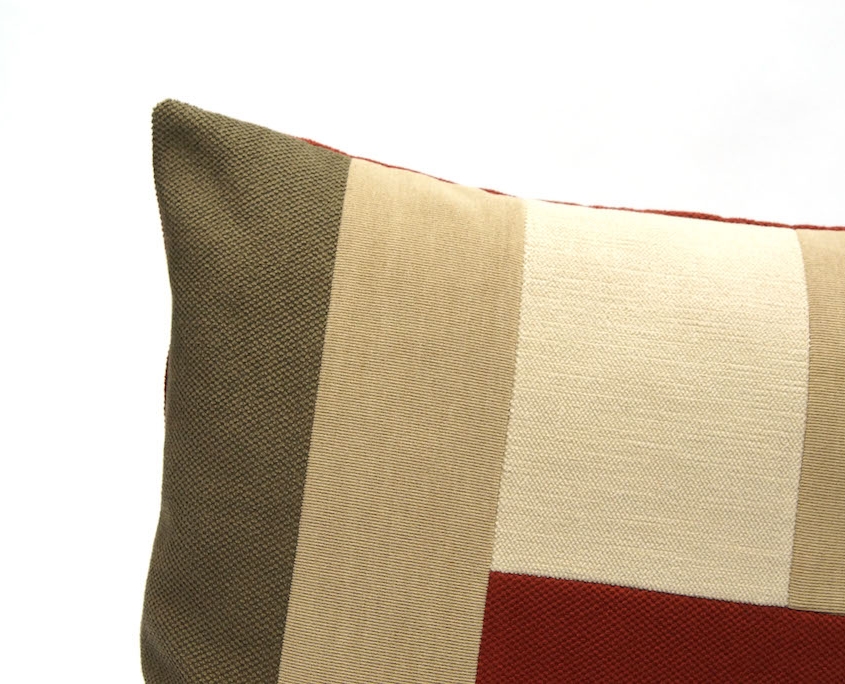 Modern Patchwork Cushion by EllaOsix