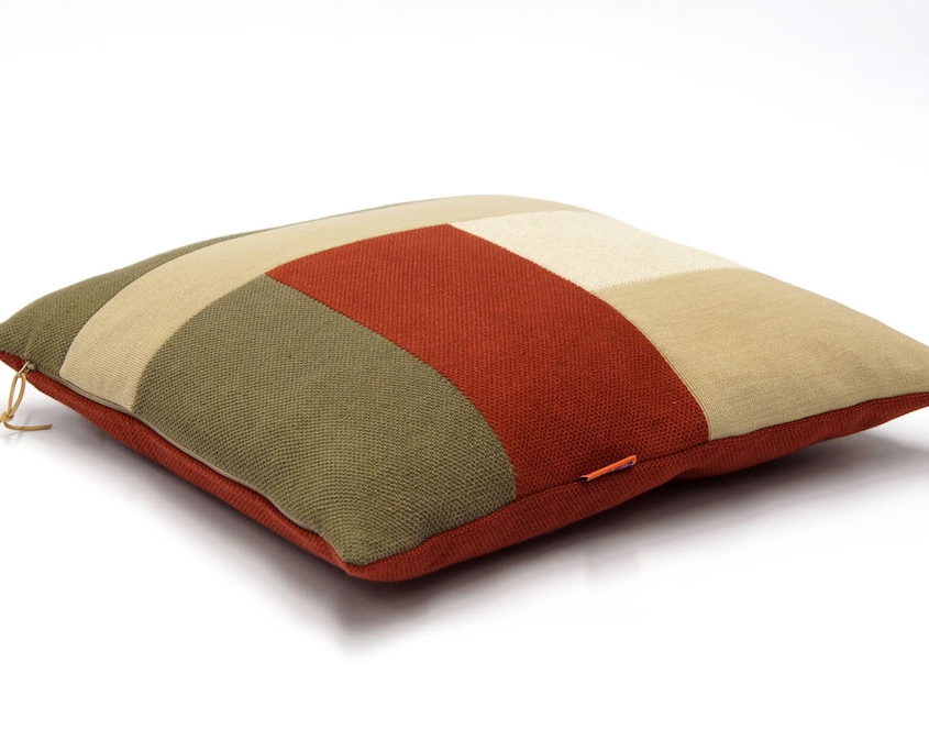 Modern Patchwork Cushion by EllaOsix