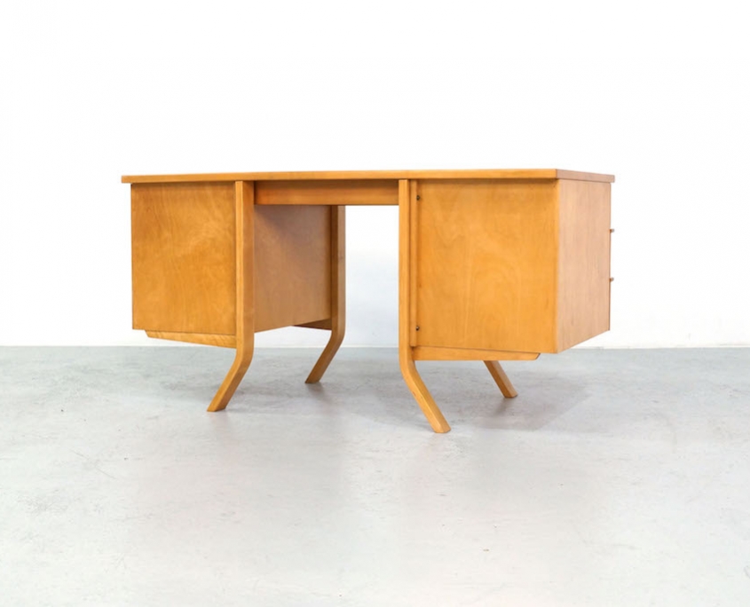 1950s Pastoe Birch Series EB04 Desk by Cees Braakman