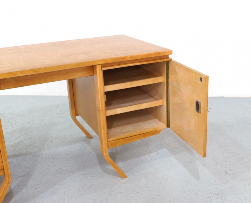 1950s Pastoe Birch Series EB04 Desk by Cees Braakman