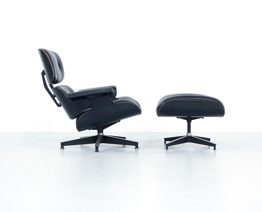 1980s Eames Lounge Chair and Ottoman for Herman Miller