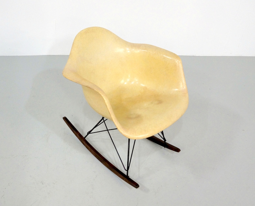 Eames Fiberglass Rope Edge Chair for Herman Miller