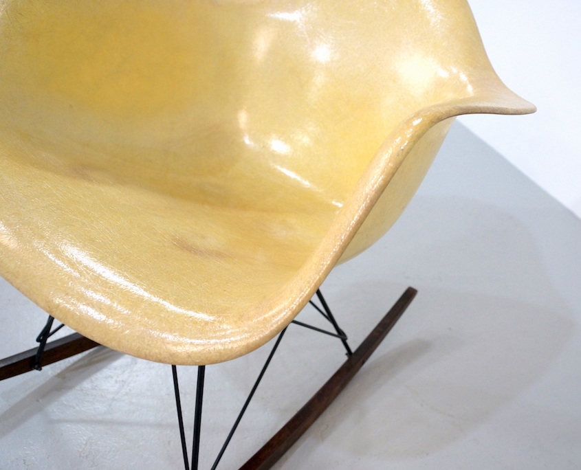 Eames Fiberglass Rope Edge Chair for Herman Miller