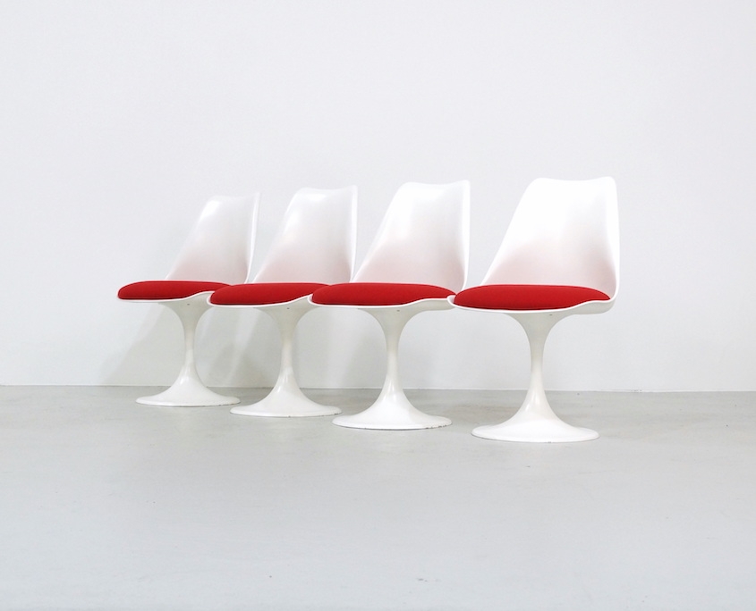 Saarinen Tulip Chairs for Pastoe, set of 4