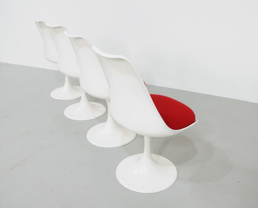 Saarinen Tulip Chairs for Pastoe, set of 4