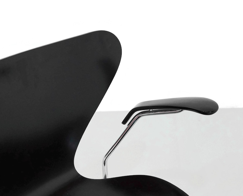 1980s Swivel Desk Chair by Arne Jacobsen mod. 3217