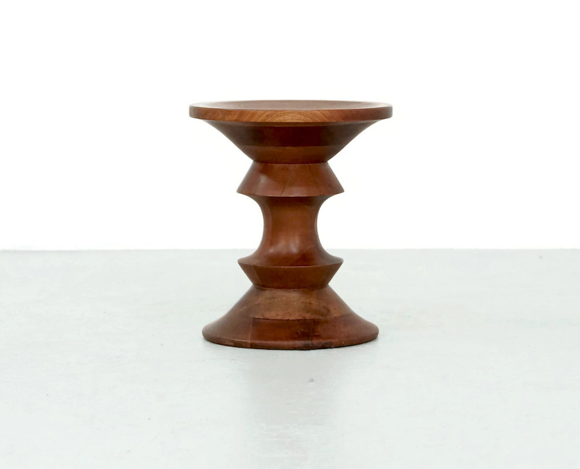 Walnut Eames Time Life Stool by Herman Miller