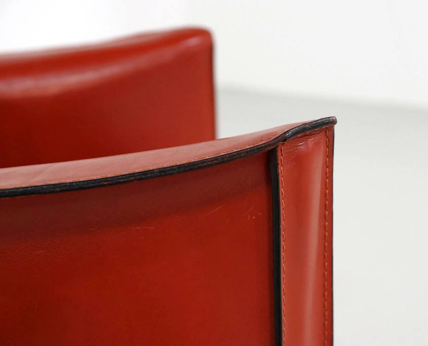 413 Cab Chairs by Mario Bellini for Cassina