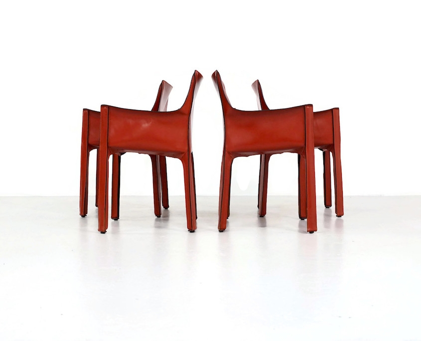 Kameleon Design ~ Vintage Cassina 413 CAB Chairs by Mario Bellini