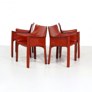 Kameleon Design ~ Vintage Cassina 413 CAB Chairs by Mario Bellini