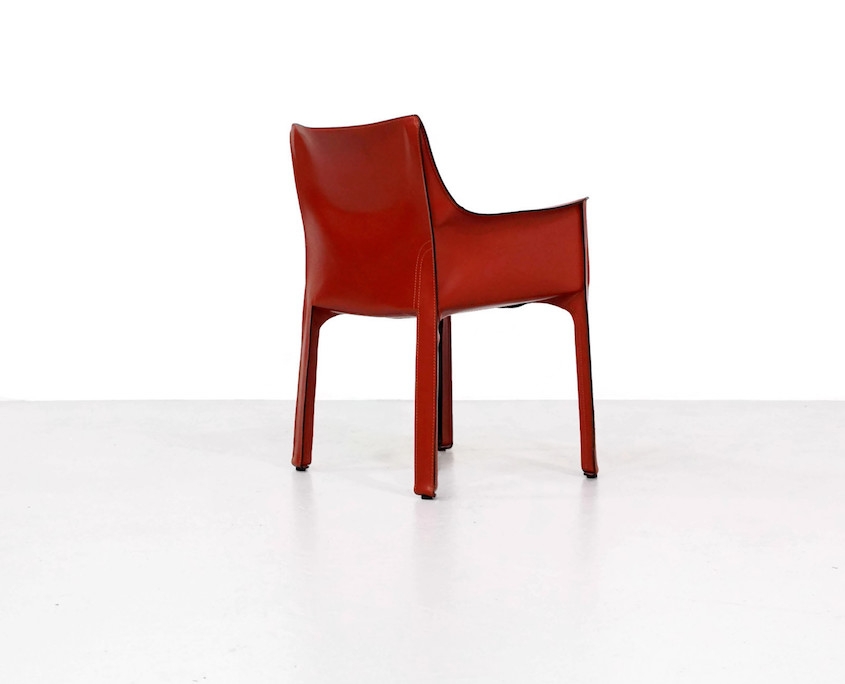 413 Cab Chairs by Mario Bellini for Cassina