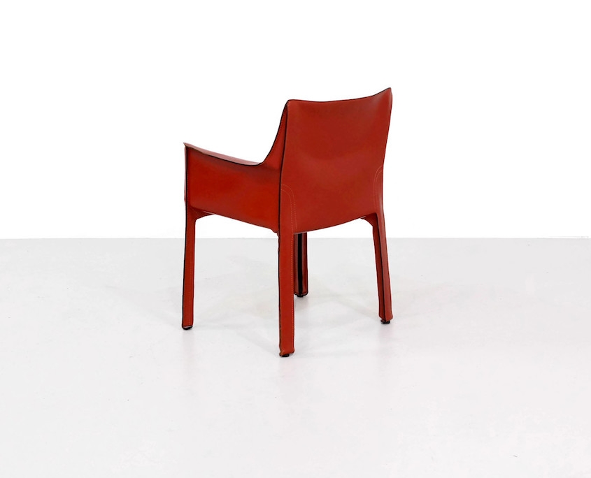 413 Cab Chairs by Mario Bellini for Cassina