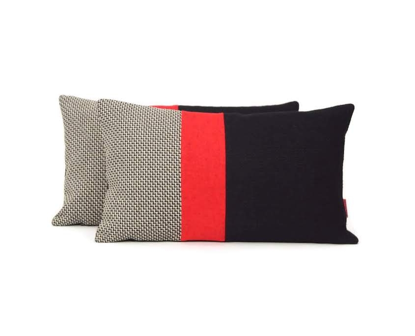 Modern color block pillows by EllaOsix