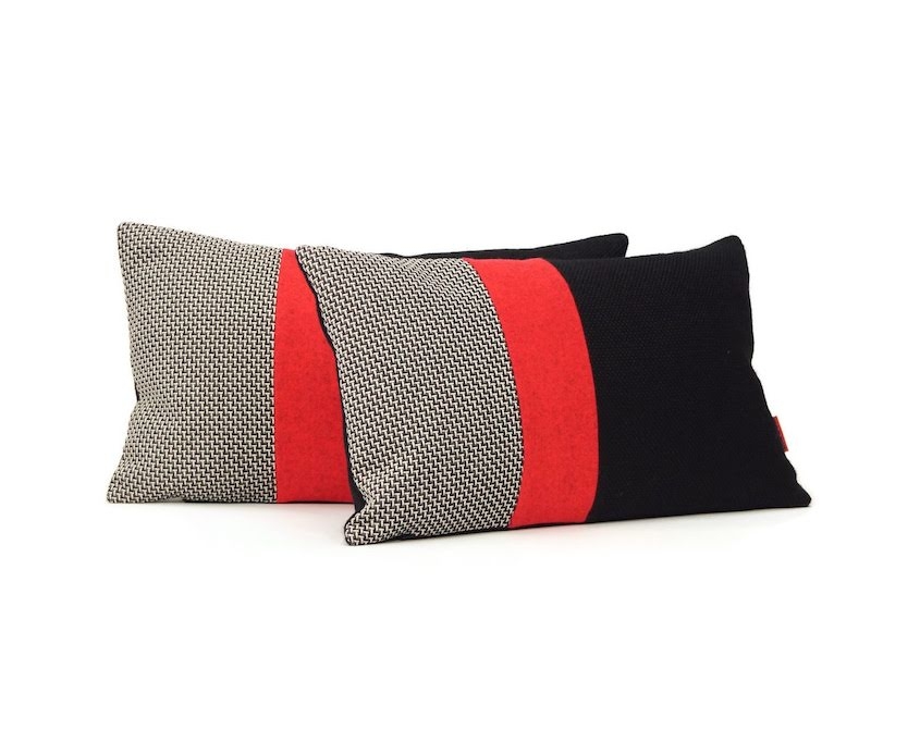 Modern color block pillows by EllaOsix