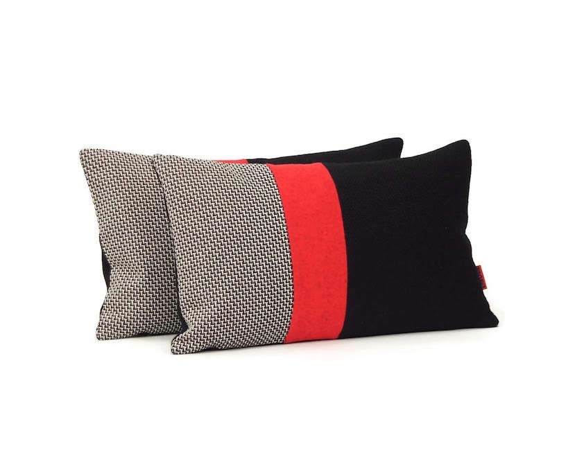 Modern color block pillows by EllaOsix