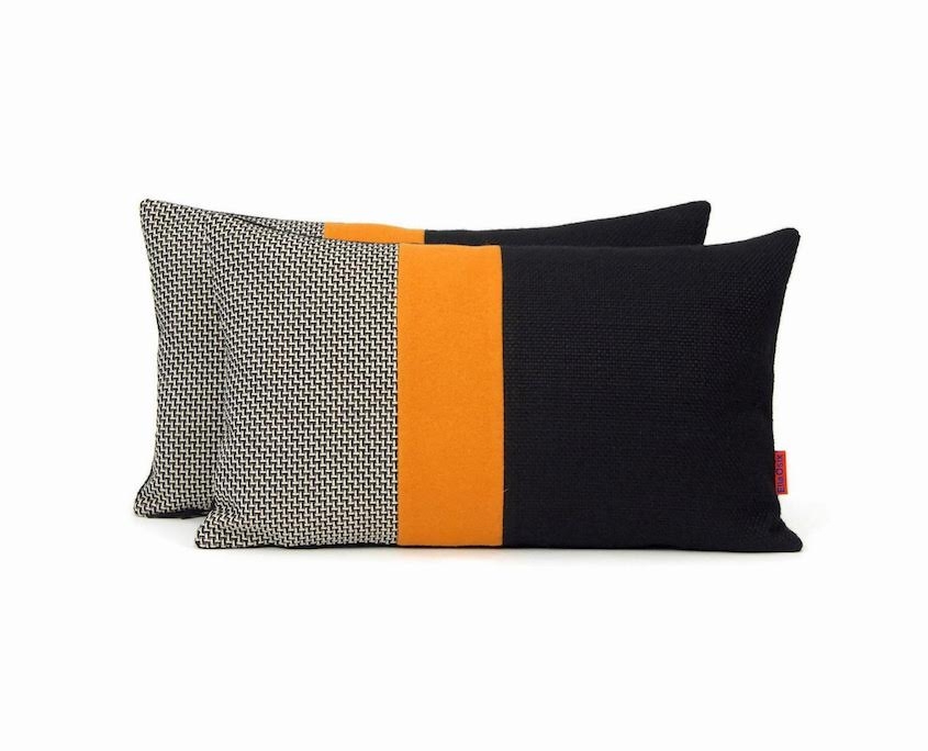 Modern Color Block Pillow by EllaOsix