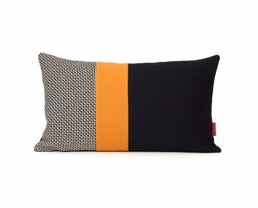 Modern Color Block Pillow by EllaOsix