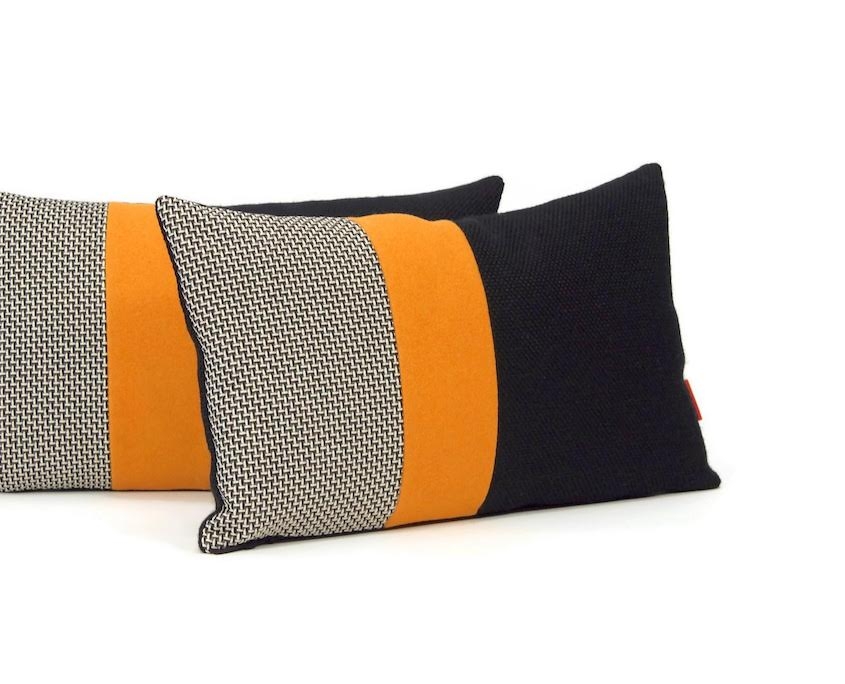 Modern Color Block Pillow by EllaOsix