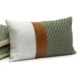 Ella Osix | Leather Accent Pillow Cover 30x50 cm