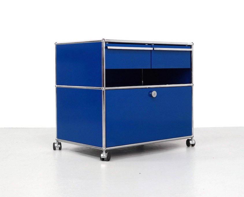 Vintage Blue cabinet by UMS Haller