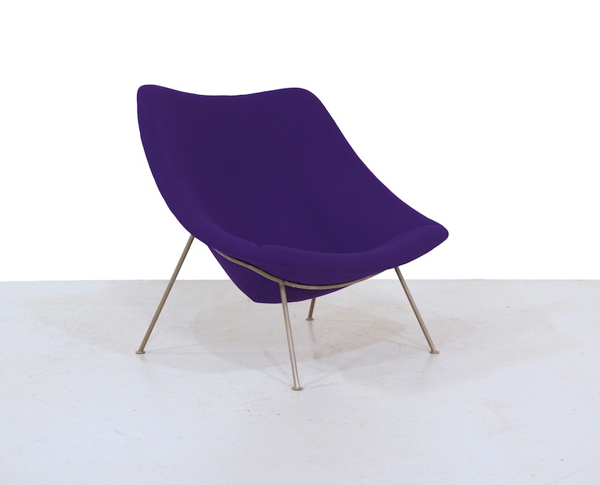 Vintage Oyster Lounge Chair by Pierre Paulin for Artifort