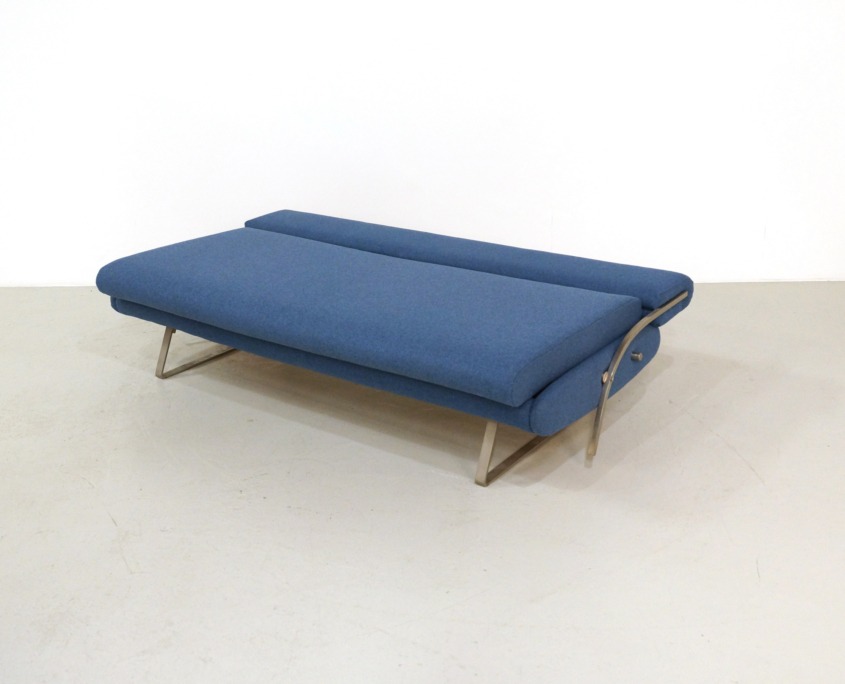 Reupholstered Mid-Century Daybed Sofa