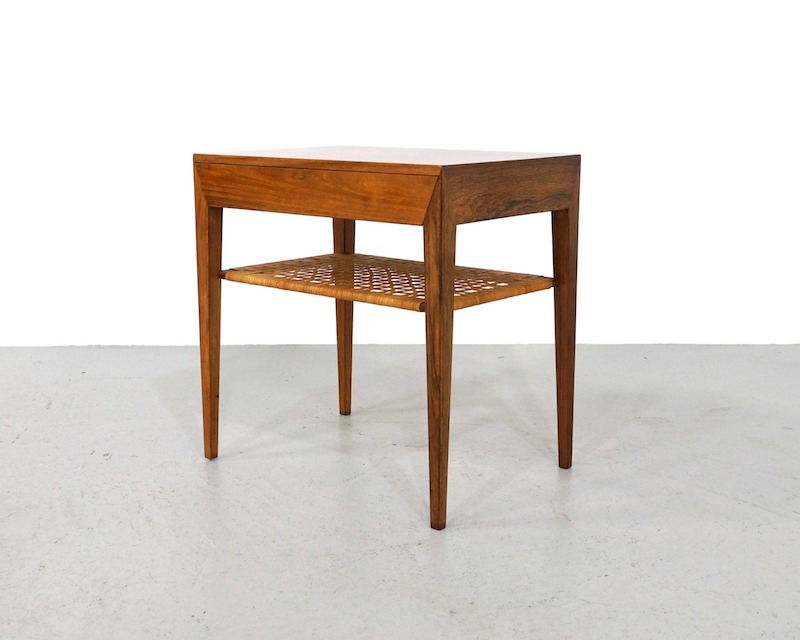 Rosewood Bedside Table by Severin Hansen for Haslev