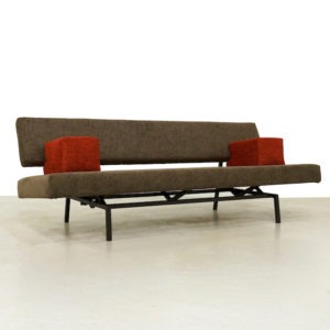 1960s Reupholstered Martin Visser BR03 Daybed / Sleeping Sofa for Spectrum