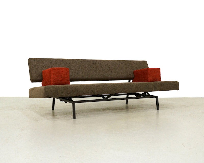 1960s Reupholstered Martin Visser BR03 Daybed / Sleeping Sofa for Spectrum