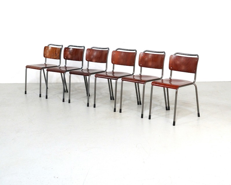 Vintage Gispen 106 Chairs TU Delft