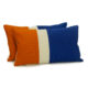 Modern colorblock pillow by EllaOsix