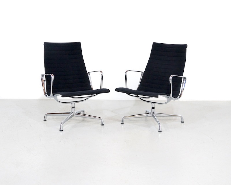 Vintage Vitra EA115 lounge chair by Charles Eames