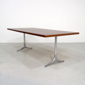 Teak dining table by George Nelson for Herman Miller