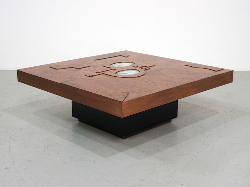 Copper Coffee Table by Felix de Boussy for Studio Belgali
