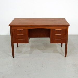 Vintage Mid-Century Scandinavian Teak Desk, 1960s