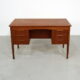 Vintage Mid-Century Scandinavian Teak Desk, 1960s